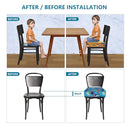 Toddler Booster Seat for Dining Table,4 Inches Washable Double Safer Straps Non-Slip Bottom Booster Seat for Kids, Portable Travel High Density Sponge Detachable Increasing Cushion for Child by TinyTreasures Baby Boutique