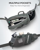 WATERFLY Fanny Pack Waist Bag: Hiking Water Bottle Holder with Strap Waist Pack for Women Men Hydration Hip Packs for Running Walking Traveling-Green by TinyTreasures Baby Boutique