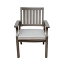 Outdoor Modern Aluminum Dining Chair with Cushion (Set of 2) by HouseOfZazla
