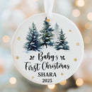 Personalized Baby First Christmas Ornament 2025 - Custom Newborn Keepsake - Sweet Gift for New Parents Mom Dad - Sweet Baby, Boy, Girls, Mom, Dad Holiday Celebration by TinyTreasures Baby Boutique