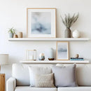 LaVie Home Floating Shelves, 47 Inch Wall Shelf Set of 2, Hanging Shelf with Invisible Brackets, Wall Decor for Bathroom, Bedroom, Living Room, Kitchen Storage, Modern White by CozyNest Decor