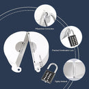 Door Knob Lockout DevicePadlock, Handle Lock Cover for Dementia/Child Safety, Faucet & Spigot LockWhite by TinyTreasures Baby Boutique
