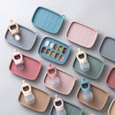 SAMiGO Baby Food Fruit Feeder and Breastmilk Popsicle Mold Set, Silicone Fruit Teether, Food Feeder Pacifier for Teething Relief, Freezer Tray, Baby Feeding Essentials, 4 Months+ by TinyTreasures Baby Boutique