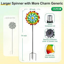 Wind Spinner - Metal Large Wind Spinners Outdoor - Windmill for Yard and Garden, Gift for Family, Friends, Garden Lovers(74'' x 22'') by CozyNest Decor