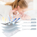 Yoofoss Waterproof Mini Crib Mattress Protector, Quilted Baby Mattress Pad Cover Soft and Breathable, Machine Washable Portable Mattress Protector for Standard Mini Crib Size 38"X24" - Dark Grey by TinyTreasures Baby Boutique