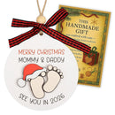 Baby First Christmas Ornament 2025, Expecting Baby Ornament 2026, New Mommy & Daddy Gift, Gifts for Expecting Parents Mom to be, New Baby Ornaments, Pregnancy Ornament for Mommy & Daddy to be by TinyTreasures Baby Boutique