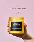 M&SENSE Mango Pineapple Tropical Scented Candle - 11.6oz Natural Soy Wax Non Toxic 70-Hour Burn 2-Wick Fruit Scent for Home, Housewarming Gifts - Aromatherapy Candle for Women, Men & Family Friends by CozyNest Decor