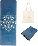 Travel Yoga Mat, Non Slip Exercise Suede Mat with Carry Bag, All-Purpose Fitness Mat with High Density Anti-Tear Surface for Women, Ideal for Pilates Workout (72'' x 24'' x 1.5mm Thick) by TinyTreasures Baby Boutique