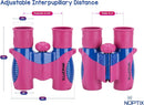 Binoculars for Kids, Girls or Boys Real Kids Binoculars in Vibrant Pink Blue - includes Sticker Book with 40 Bird Species - Kids Toys Small Binoculars, Toddler Binoculars by TinyTreasures Baby Boutique