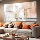 SOUGUAN Canvas wall Art Gold Wall Decor Bedroom Pink Pictures Wall Decoration Artwork Abstract Wall Art large Modern Painting Pictures for Living Room Home Kitchen Office (30x60, Pink) by CozyNest Decor