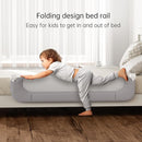 Folding Bed Rail for Toddlers,Baby Bed Rail Guard with Reinforced Anchor Safety System,Fit Bunk,Full Size,Queen,King,Twin(Grey,43"x23.6") by TinyTreasures Baby Boutique