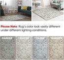 Keen Home Design 2x7 Rug - Machine Washable Runner Rug with Non-Slip Backing, Ideal for Hallway, Entryway, Kitchen, Laundry Room - Vintage, Easy Clean, Durable, Low Pile Rug - (2'6" x 7') by CozyNest Decor