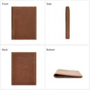 Genuine Leather Passport Holder Handmade Passport cover Lightweight Travel Bifold Passport Wallet brown by TinyTreasures Baby Boutique