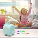 Kids Alarm Clock Girls Green Dinosaur Alarm Clocks with Night Light Bluetooth Digital Alarm Clock for Kids Girls Children by TinyTreasures Baby Boutique
