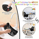 6 in 1 Baby High Chair for Babies and Toddlers, Booster Seat, Kids Learning Table & Chair (Black) by TinyTreasures Baby Boutique