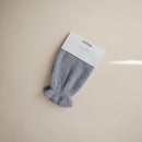 mushie Baby Bath Mitt | Organic Cotton | Pack of 2 (Tradewinds) by TinyTreasures Baby Boutique