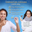 iProven Adult Digital Oral and Rectal Thermometer, Measures in 10 Seconds, with Flexible Tip, Fever Alarm, Thermometer for Kids and Babies (10 Packs) by TinyTreasures Baby Boutique