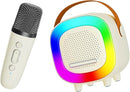 Mini Karaoke Machine Speaker for Kids Adults, Portable Bluetooth with 2 Wireless Microphones, Children's Day Birthday Gift Ideas for Toys for Teens Boys and Girls Aged 4, 5, 6, 7, 8, 9, 10, 11, 12+ by TinyTreasures Baby Boutique