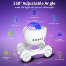 ENOKIK Northern Light Projector, Aurora Star Projector Built-in Bluetooth Speaker, White Noise Machine for Kids Adults, Galaxy Light for Bedroom/Ceiling/Party/Gift (White) by TinyTreasures Baby Boutique