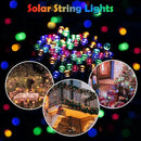 Solar Christmas Lights Outdoor Waterproof, 400 LED 137FT Solar Powered LED String Lights Green Wire with 19 Modes Waterproof Fairy Lights for Bedroom Patio Garden Tree Party Yard Decoration by GreenHaven Gardens