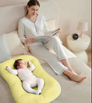 Baby Lounger for Newborn 0-18 Months, Bionic Design Infant Floor Seats & Loungers for Home and Travel, Soft Organic Cotton Baby Lounger, Newborn Babies Shower Gifts by TinyTreasures Baby Boutique
