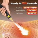 Moongiantgo Handheld Steam Cleaner, 2500W High Pressure Steamer for Cleaning, Portable Pressurized Cleaning Machine for Home Kitchen Car Detailing Grout Tile Bathroom with 1200ml Water Tank (Yellow) by TinyTreasures Baby Boutique