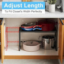 Expandable Metal Storage Shelves,110LBS Heavy Duty Shelving Units and Storage For Small Appliance, Adjustable Metal Storage Shelf Rack For kitchen Cabinet Closet Pantry Warehouse Garage,Patent Pending by CozyNest Decor