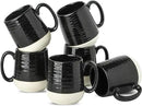 Hasense Coffee Mugs Ceramic, 15 oz Large Coffee Cups with Handle for Home and Office, Latte Mugs Set for Coffee, Tea, Hot Cocoa, Mocha, Black Coffee Cup Gift for Dad Mom, Dishwasher Microwave Safe by CozyNest Decor