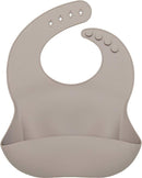 Loulou Lollipop Soft, Waterproof Silicone Feeding Bib by TinyTreasures Baby Boutique