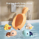 TUMAMA Bath Toys - Infant Garden & Elephant Baby Shower Bathtime,Kids Water Spinner for Tub Pool, 4 Bathtub Wind-Up Toys, Infant 0 3 6 9 Month Newborn Xmas Gift by TinyTreasures Baby Boutique