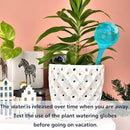 Plant Watering Stakes, Large 12pcs Flower Automatic Watering Bulbs, Plastic Plant Flower Self Watering Globes, Garden Self Watering Planter Insert for Daily Watering by GreenHaven Gardens
