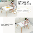 Baby High Chair, 7 in 1 Convertible High Chairs for Babies and Toddlers, Kids Learning Table, Building Block Table, Toddler Dining Chair with 360° Rotating Seat, 5-Point Safety Harness (Grey) by TinyTreasures Baby Boutique