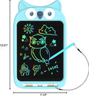 10 Inch LCD Writing Tablet, Erasable Doodle Board Toy, Cute Owl Drawing Pad for Kids Ages 2-6 - Educational Christmas Birthday Gift (Owl) by TinyTreasures Baby Boutique