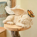 WONDER GARDEN Sleeping Dog Angel Statue with Solar Light - Pet Memorial Stone, in Memory of Dog, Marker Tribute Statues, Resin Guardian Angels, Bereavement Gift by GreenHaven Gardens
