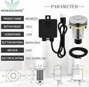 Garbage Disposal SinkTop Air Switch Kit with Stainless Steel Button,Brushed Nickel by CozyNest Decor