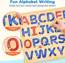 JoyCat Magnetic Letter Tracing Board, Wooden Alphabet Tracing Board for Toddlers ABC Magnets Letter Writing Practice, Magnetic Maze Preschool Learning Educational Toys for Kids 3-5 by TinyTreasures Baby Boutique