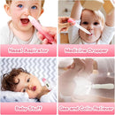 Baby Healthcare and Grooming Kit, 21 in 1 Portable Baby Essentials Kit with Gas Relief Hair Brush Comb Nasal Aspirator for Newborn Boys Girls (Pink) by TinyTreasures Baby Boutique