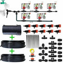 Drip Irrigation System Drip Irrigation Kit 64ft 5/16“ID Inche 64FT 1/4 Inch OD Pipe Kits Solutions for Large Gardens with Low Water Pressure Away from The Water Source by GreenHaven Gardens