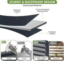 4x2x2ft (2 Pack) Raised Garden Bed - Galvanized Deep Root Planter Boxes Outdoor with Wing Nuts and Safety Edges for Gardening Vegetables, Flowers, Herbs, Succulents - Gray by GreenHaven Gardens