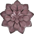 EASICUTI Brown Metal Flower Wall Art Decor Hanging For Indoor Outdoor Home Bathroom Kitchen Dining Room Bedroom Living Room Office Or Wall Sculptures 12 Inch by GreenHaven Gardens