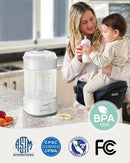 GROWNSY Bottle Sterilizer and Dryer, Compact Electric Steam Baby Bottle Sterilizer (Esterilizador de Biberones), Bottle Sanitizer for Baby Bottles, Pacifiers, Pump Parts by TinyTreasures Baby Boutique