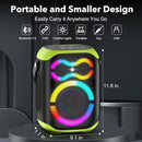 Portable Bluetooth Speakers 80W Big Powerful Wireless Outdoor Loud Stereo Deep Bass Sound Boombox TWS Home Party Speaker with Subwoofer LED Lights by TinyTreasures Baby Boutique