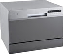 EdgeStar DWP63 21-5/8 Inch Wide 6 Place Setting Countertop Dishwasher - Silver by TinyTreasures Baby Boutique