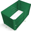 Land Guard 8x4x3ft Rectangular Galvanized Raised Garden Beds, Large-Capacity Metal Planter Box Outdoor, Durable Deep Raised Garden Bed 3ft Tall, Raised Beds for Gardening Vegetables, Forest Green by CozyNest Decor