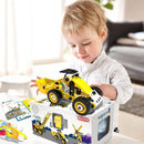 10 in 1 Stem Toys for 5 6 7 8 9+ Year Old Building Block Kit Stem Activities Projects Boy Toys Age 4-8 5-7 6-8 8-10 Creative Set Educational Engineering Excavator Construction Birthday by TinyTreasures Baby Boutique