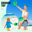 EVERICH Upgraded Toss and Catch Ball Game Set - Indoor and Outdoor Games for Kids 3-12, Beach Sand Pool Water Toy Includes 4 Paddles 4 Sticky Balls, Great Birthday Easter Gifts for Boys Girls by TinyTreasures Baby Boutique
