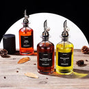 Molimoli Olive Oil Dispenser Bottle for Kitchen With Weighted Pourer - Glass Cruet Set of 4 | 350ml by CozyNest Decor