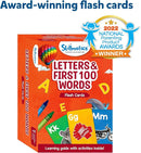 Skillmatics Thick Flash Cards for Toddlers - Letters & First 100 Words, Montessori Toys & Games, Gifts, Preschool Learning for Kids 1, 2, 3, 4 Years by TinyTreasures Baby Boutique