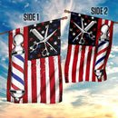 FLAGWIX American Flags, Barber Flag - 4th of July, Independence Day Decorations for Inside, Outside, Garden Flag (11.5" x 17.5") - USA House Garden Flags Premium Polyester, Decorative Outdoor Flags by GreenHaven Gardens