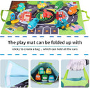 ALASOU 8 PCS Baby Cranes Car Toys with Playmat/Storage Bag|1st Birthday Gifts for Toddler Toys Age 1-2|Baby Toy for 1 2 Year Old Boy|1 2 Year Old Boy Birthday Gift for Infant 12 18 Months by TinyTreasures Baby Boutique